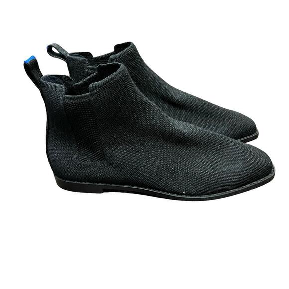 Rothy’s The Merino Ankle Boot Onyx Black - Picture 2 of 11